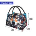 thumbnail image 2 of Easygdp Tie-Dye Wolf Head Bolsa de Almuerzo Insulada Reutilizable, Bolsa de Mano y Bandolera para Oficina, Trabajo, Viajes, 2 of 6