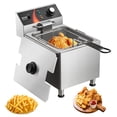 thumbnail image 1 of Freidora VEVOR Commercial, encimera eléctrica, 11,5 L, 1750 W, 1 of 9