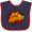Navy and Red, variant on Inktastic Big Brother Super Hero Boys Baby Bib