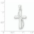 thumbnail image 2 of Beautiful Sterling Silver Polished Cross Pendant, 2 of 2