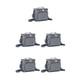 thumbnail image 1 of Yuarrent Bolsa de lonchera de poliéster Peso ligero Durable Fácil de limpiar Aislamiento térmico Multifuncional Gris Type2 NO2, 1 of 6