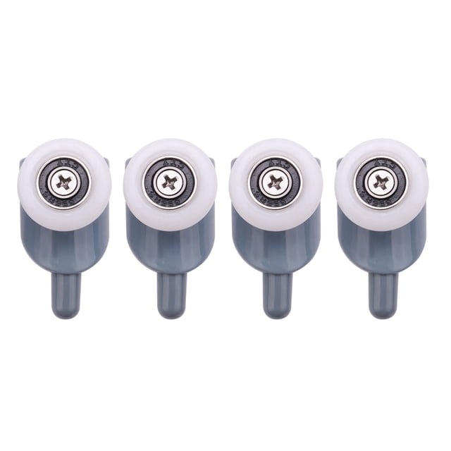 Rouleaux de Roulettes pour Porte de Douche, Rouleaux de Rouleau de Porte Coulissante, Pièces de Rechange pour Porte en Verre, Roulettes de Salle de Bain (Roue Unique)