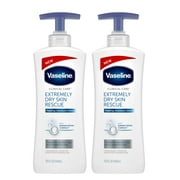 Vaseline Clinical Care Extremely Dry Skin Rescue Healing Moisture Lotion, 13.5 Fluid Ounces, 2 Pack