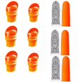 thumbnail image 1 of 6 juegos de cuchillos de silicona para pulgares, cortadores de pulgares con protectores de dedos, cunas para dedos, para cosechar verduras, 1 of 5