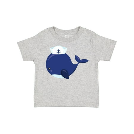 

Inktastic Sailor Whale Little Whale Cute Whale Blue Whale Gift Toddler Boy or Toddler Girl T-Shirt