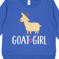 thumbnail image 3 of Inktastic Goat Girl Farm Animal Toddler Sweatshirt, 3 of 4