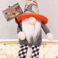 thumbnail image 4 of Happy Halloween Gnome Doll Long Legs Witch Hat Spider Ghost Toy OrnamentB, 4 of 5