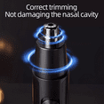 thumbnail image 2 of FORICOM Nose Hair Trimmer for Men and Women, Scissors and Ear Hair Trimmer for Men's Nose Hair Trimmer, Black, Portable and Easy to Apply, 2 of 5