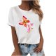 thumbnail image 2 of Puntoco - Camiseta holgada de manga corta con cuello redondo y estampado de moda para mujer Puntoco Puntoco-1752, 2 of 8