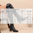 thumbnail image 3 of hopeusnice Women Knee High Stretch Boots With Square Toe Sole Chunky Heel Pull On Design For Fashion And Party Occasions White 37, 3 of 9