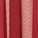 thumbnail image 5 of Collections Etc Scoop Two-Piece Rod Pocket Solid-Colored Sheer Valances for Windows, Decorative Accent and Added Privacy for Any Room in Home, Burgundy, 5 of 6
