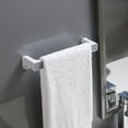 thumbnail image 2 of Under 10 Hooks Non Perforated Towel Bath Towel Storage Rack Hanging Wall Type Bathroom Hook Bathroom Towel Storage Rack, 2 of 3