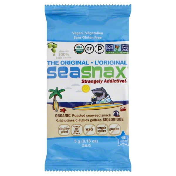 SeaSnax SeaSnax Seaweed Snack, 0.18 oz