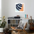thumbnail image 4 of Art.com Bright Wave I Art Print by Emma Scarvey, White Frame Wall Art, 29" x 29", 4 of 5