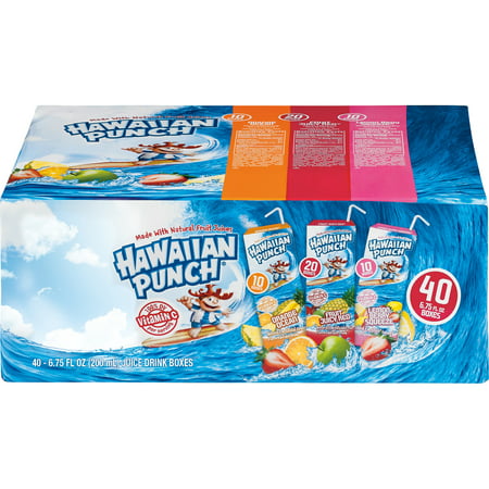 Hawaiian Punch Variety Case, 6.75 Fl Oz, 40 Count (Best Hawaiian Island For Kids)