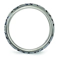 thumbnail image 2 of Edward Mirell Titanium Blue Anodized Brushed 10mm Band, 2 of 7