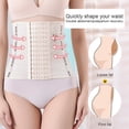thumbnail image 5 of Waist Trainer for Weight Loss-Women Trimmer Slimmer Belt Latex Corset Cincher Body Shaper S-3XL White, 5 of 8
