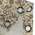 thumbnail image 4 of Ambesonne Grommet Curtain, , 50"x120", Pale Brown Grey and Cream, 4 of 5
