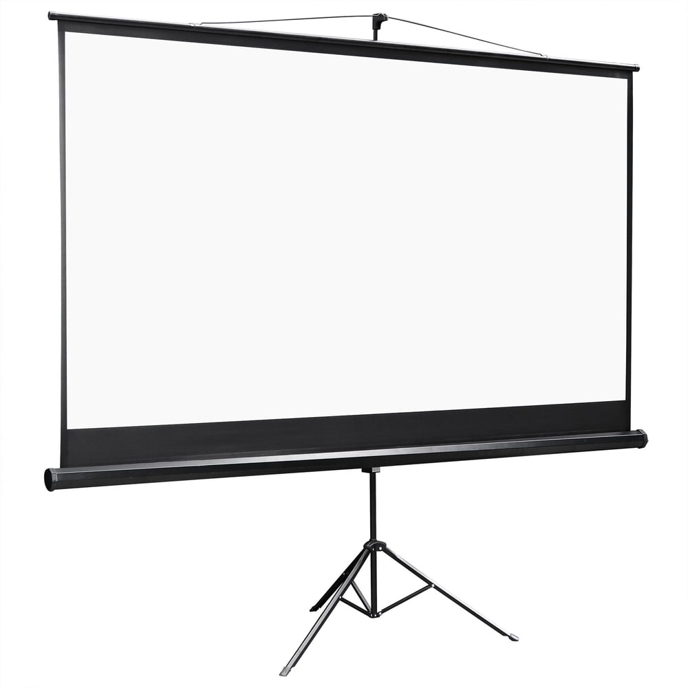 ZENSTYLE Projector Screen with Stand 100 inch 169 4K HD Rear Front