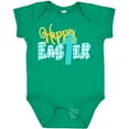 thumbnail image 3 of Inktastic Happy Easter with Cross in Teal Plaid Boys or Girls Baby Bodysuit, 3 of 5