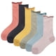 thumbnail image 1 of Calcetines de lana para mujer, calcetines de cristal jacquard elásticos de encaje de malla fina transparente de verano, 1 of 5