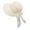 White, variant on Elegant Wide Brim Sun Hat For Beach Hat With Lightweight Mesh Sun Suitable For Outdoor Activities Raffia Tote