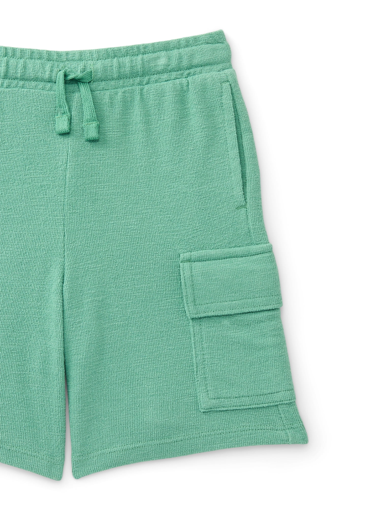 Wonder Nation Little Boys Knit Cargo Shorts, Sizes 4-10