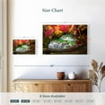 thumbnail image 4 of Elephant Stock Huai Mae Khamin Waterfall Wall Art - Horizontal Canvas Wall Art - Living Room Wall Decor - Wellness Canvas - Teal And Orange Decor - 12" x 8", 4 of 8