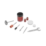 HART Corded Electric 1 Amp 2-Speed Rotary Tool Kit with 10 Accessories