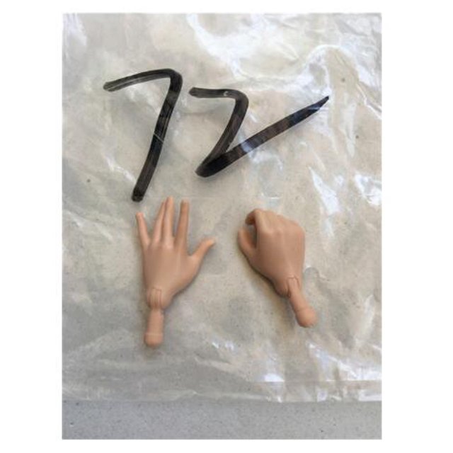 Rare Limited Collection Original Heroine Hands Doll Hands DIY Toys Doll Accessories 1/6 Doll White Black Brown FR IT Doll Hands Gao Jinjia LED
