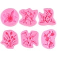 thumbnail image 3 of LCXmlly Moule à Fondant en Silicone Moules à Fondant de Qualité Alimentaire Résistant à la Chaleur Forme de Fleur de Rose Hortensia Réutilisable Décorations de Gâteau DIY, 3 of 6