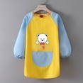 thumbnail image 1 of Mascarilla impermeable de invierno para niños, delantal con estampado de pintura artística para estudio, para comer en la escuela, para guarderías y antipolvo, 1 of 5