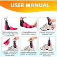 thumbnail image 4 of KOOOGEAR 2 Pack Shoe Stretcher Boot Stretcher, Adjustable Width and Length Shoe Expander Shoe Widener Stretcher Women Men(Pink), 4 of 6