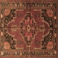 thumbnail image 1 of Ahgly Company Indoor Square Persian Brown Traditional Area Rugs, 7' Square, 1 of 4