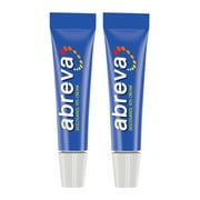 Abreva Docosanol Cold Sore and Fever Blister Treatment Cream Tube, 2 G, 2 Pack
