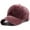 Wine, variant on Visors Unisex Children Casual Solid Baseball Hat Adjustable Washed Baseball Cap