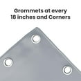 thumbnail image 2 of Covers & All Tarps Heavy Duty Waterproof with Grommets, 18 Oz PVC Polyester Waterproof Tarp, Tear & UV Resistant, Multipurpose Use – Roof, Canopy, Camping, Pool, Dump Truck, Patio (25’ x 8’, Gray), 2 of 9