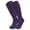 Purple, variant on Boys Solid Color Football Socks Long Tube Knee High Socks Athletic Sport Socks for Soccer Training and Daily Wear