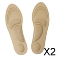 thumbnail image 1 of 6x3D Esponja para Aliviar El Dolor Plantillas con Arco Insertos para Zapatos Desnudo 2 piezas, 1 of 10