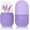 Purple, variant on GeeRic Ice Face Roller, Silicone Ice Facial Rollers, Cube Face Contour for Eyes Neck, Beauty Facial Massage Roller Remove Dark Circle Pore Shrink Face Roller Skin Care Tools (Black)
