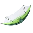 thumbnail image 6 of Hammock With Mosquito Net, Practical Single Person Hammock With Net 210T Nylon Taffta Portable  For Hiking For Backpacking For Traveling For Camping Dark Green+Fruit Green, 6 of 8