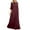 Red, variant on IROINNID Maxi Dress for Women Oversized Stand-up Collar Ladies Button Shirt Dress Full Length Dress,Navy