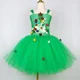 thumbnail image 5 of Vestido de Navidad para niñas, disfraz de árbol de Navidad verde, ropa de fiesta de Navidad para niñas pequeñas, vestido de princesa con tutú de tul, 5 of 5