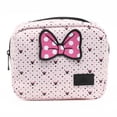 thumbnail image 5 of Impressions Vanity Disney Minnie Mouse 2 Pcs Clutch Set, Waterproof Travel Makeup Bag (Black/Pink), 5 of 9