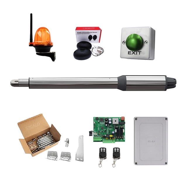 (660lb) Single Swing Automatic Gate Opener Kit Suitable For Opening Gates /Gate Motor Solar Powered Optional For Home Security/Farm/Garage/Business ,Ultra-Quiet Operation