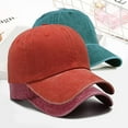 thumbnail image 6 of Cotton Washed Adjustable Baseball Caps Men and Women, Unstructured Low Profile Plain Dad Hat - Mixed style2, 6 of 6