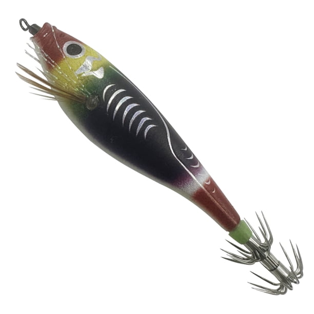 Señuelo de pesca fluorescente con cuentas integradas cebo luminoso para Jigging herramientas de pesca nocturna