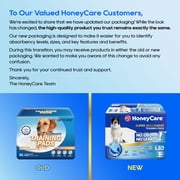 Honey Care Extra Large Dog and Puppy Training Pads, Ultra Absorbent, Blue, 28 x 34, 40 Count