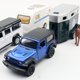 thumbnail image 3 of Jeep Land Rover Ford F-150 con caravana, camión con remolque de caballos, modelo de coche de juguete ThomZ City, regalo en miniatura fundido a presión para niños 1/36, 3 of 5