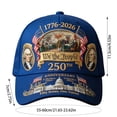thumbnail image 3 of Decoration Commemorative Outdoor Sports Baseball Cap Adjustable Unstructured Casual Hat For Enthusiasts, 3 of 7